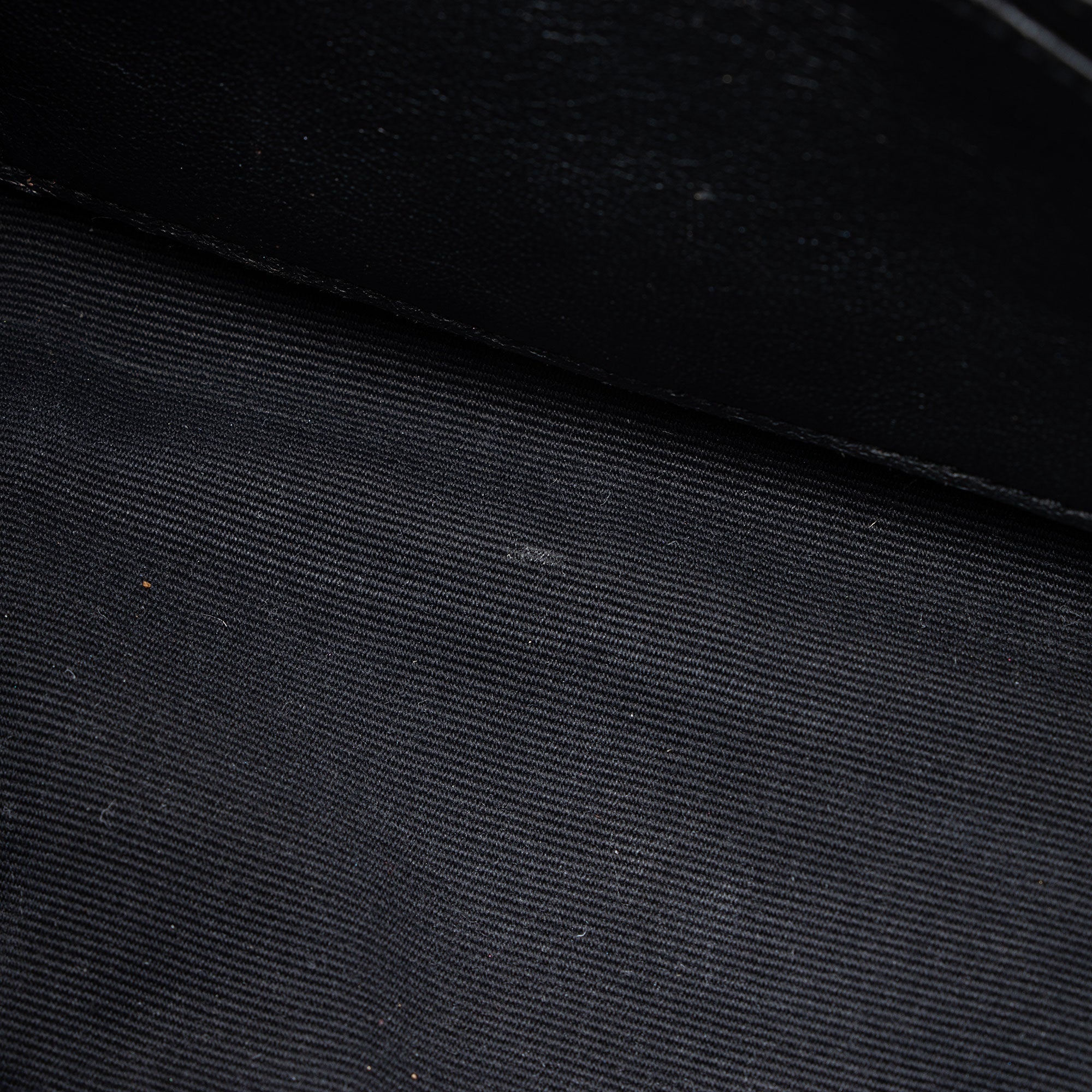 Saint Laurent Crinkled Calfskin Monogram Niki Chain Wallet