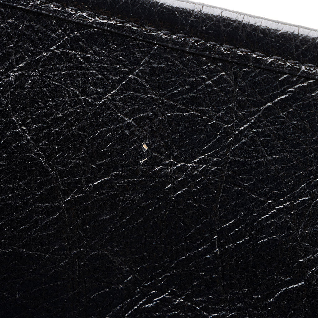 Saint Laurent Crinkled Calfskin Monogram Niki Medium Shoulder Bag