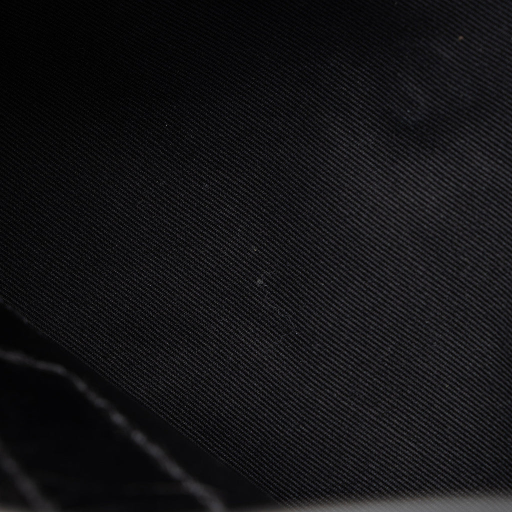 Saint Laurent Crinkled Calfskin Monogram Niki Medium Shoulder Bag