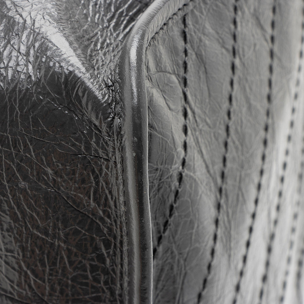 Saint Laurent Crinkled Calfskin Monogram Niki Medium Shoulder Bag