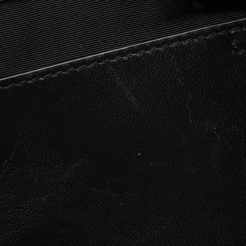 Saint Laurent Crinkled Calfskin Monogram Niki Medium Shoulder Bag