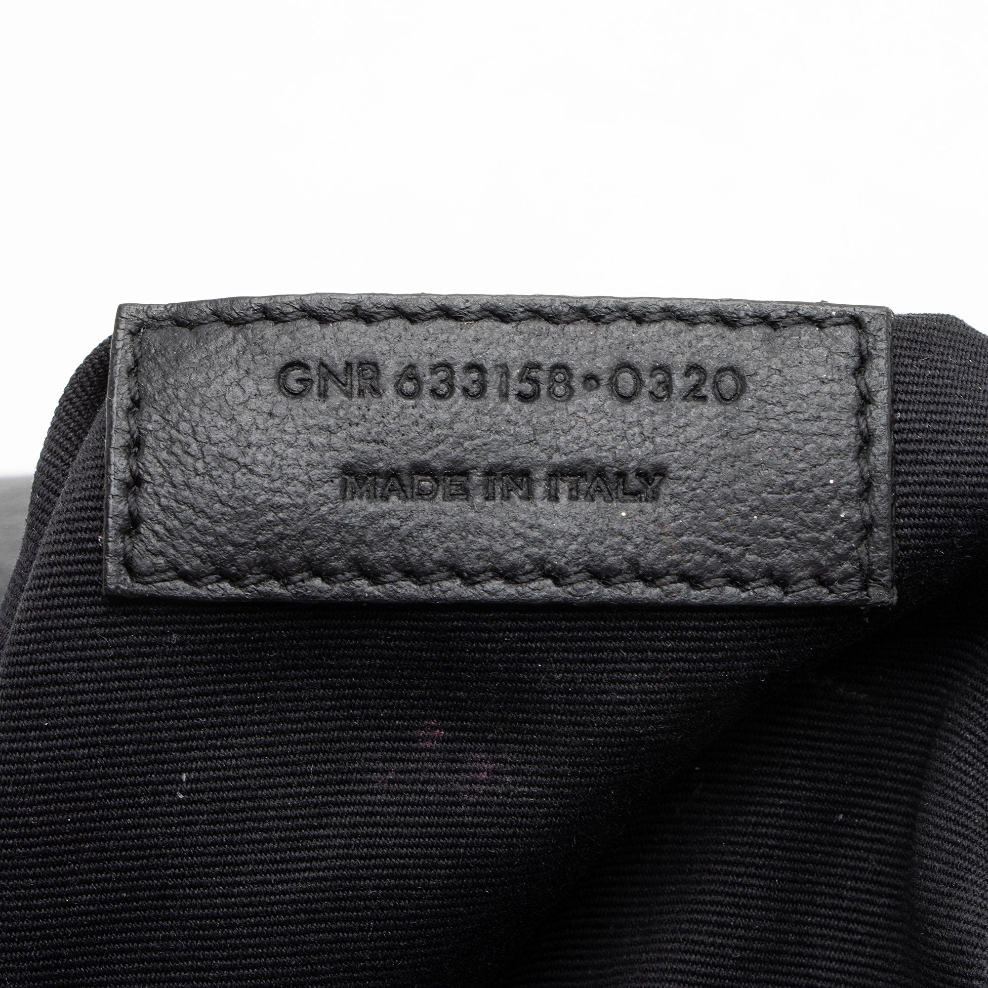 Saint Laurent Crinkled Calfskin Monogram Niki Medium Shoulder Bag