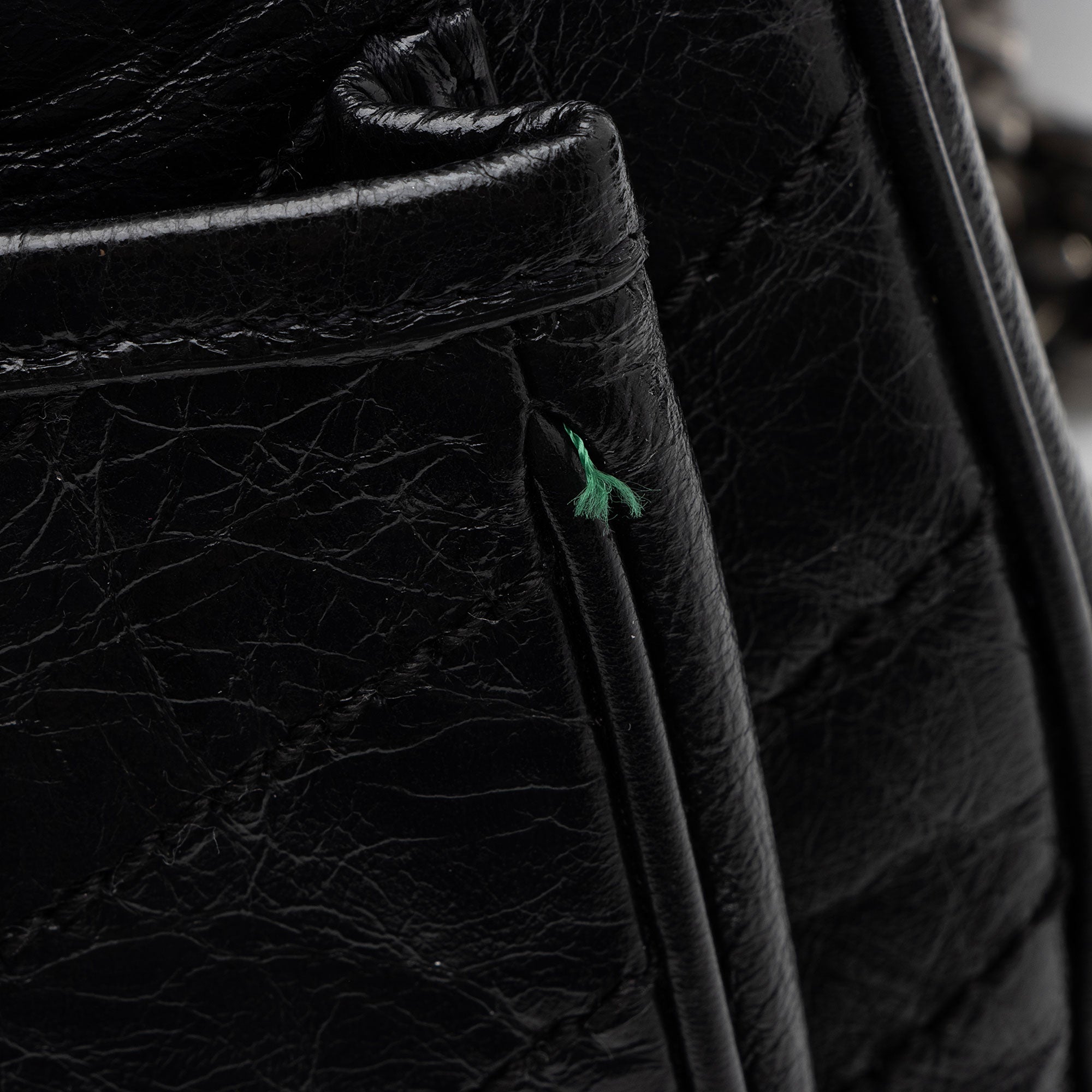 Saint Laurent Crinkled Calfskin Monogram Niki Medium Shoulder Bag