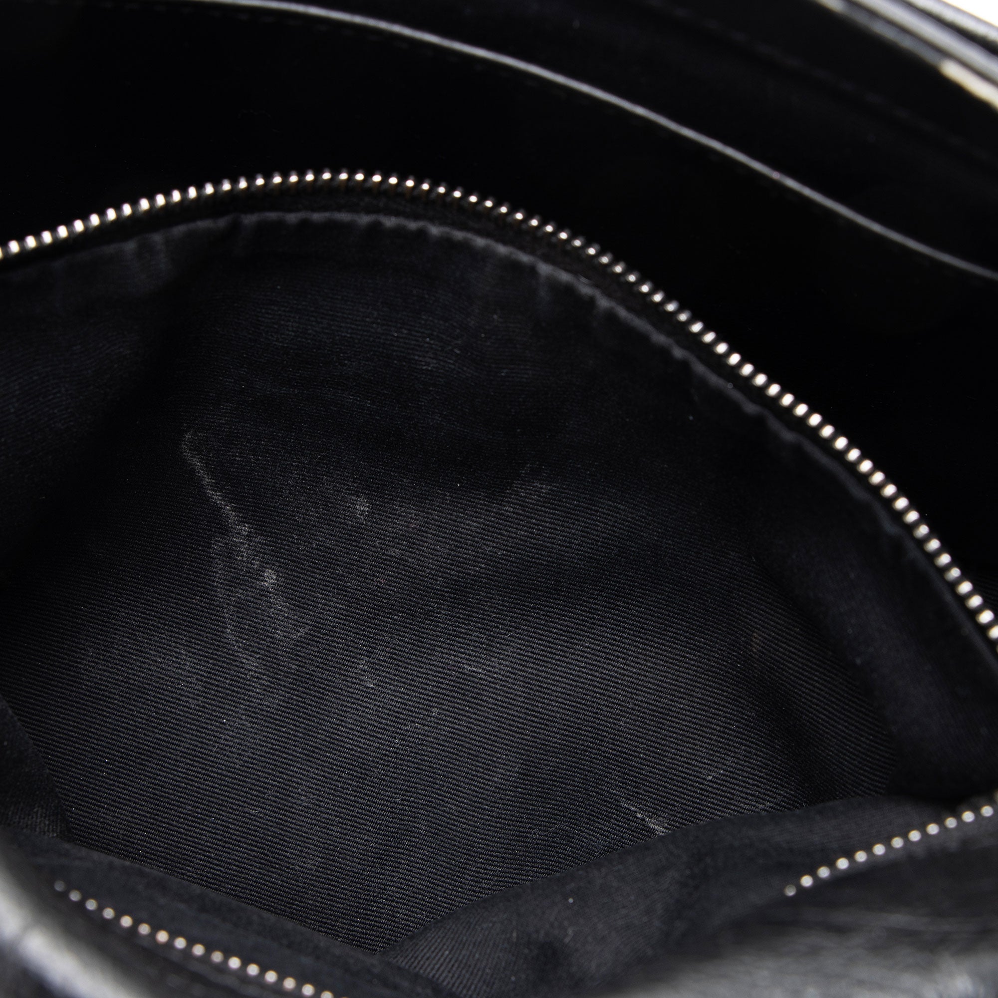 Saint Laurent Crinkled Calfskin Monogram Niki Medium Shoulder Bag