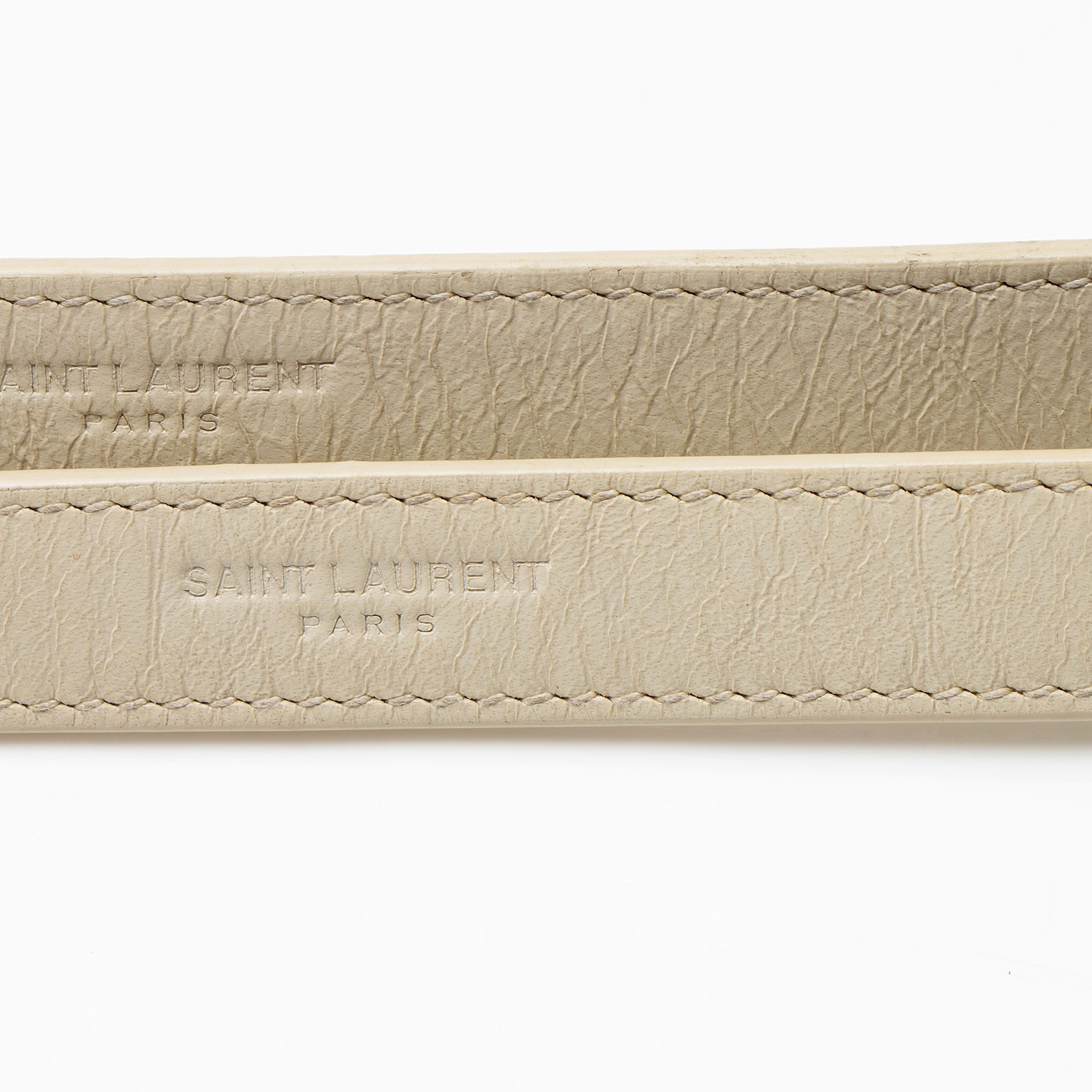 Saint Laurent Crinkled Calfskin Monogram Niki Medium Shoulder Bag