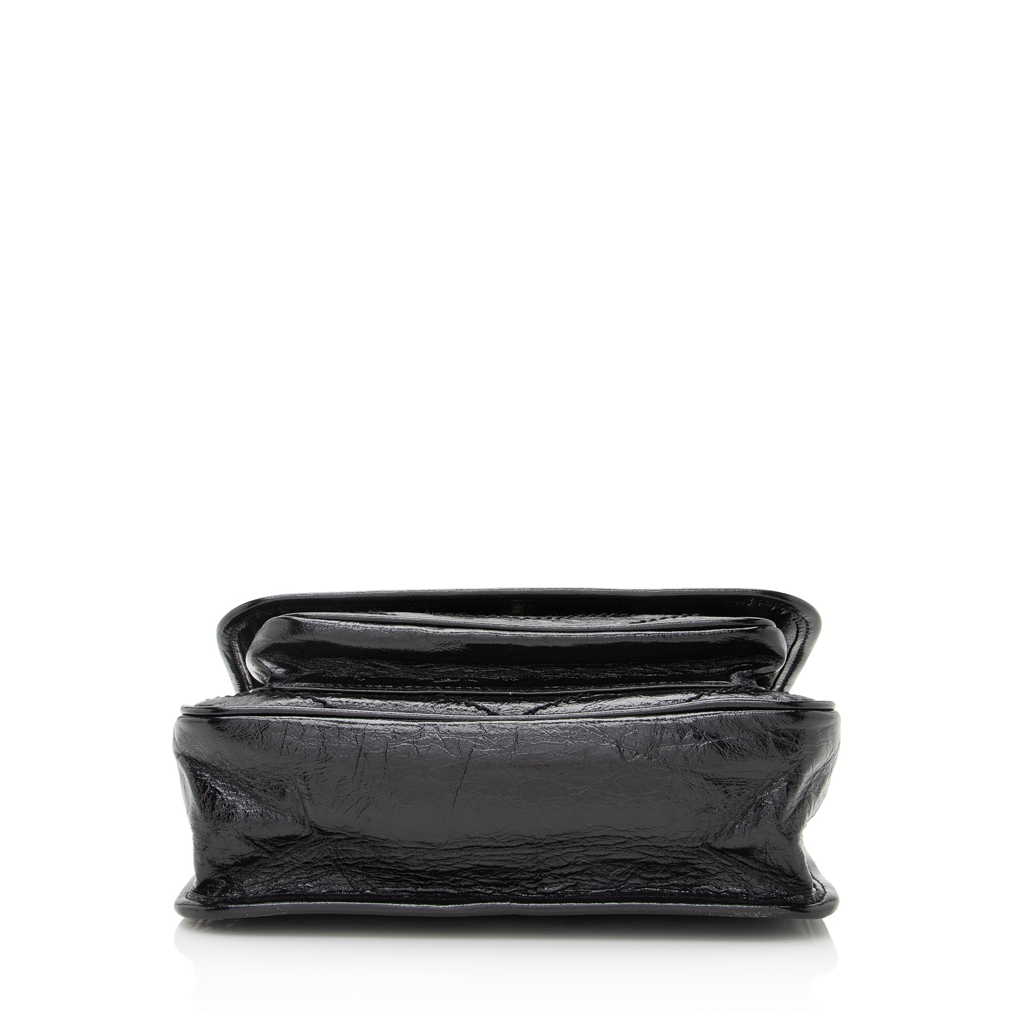 Saint Laurent Crinkled Calfskin Niki Baby Shoulder Bag (SHF-22402)