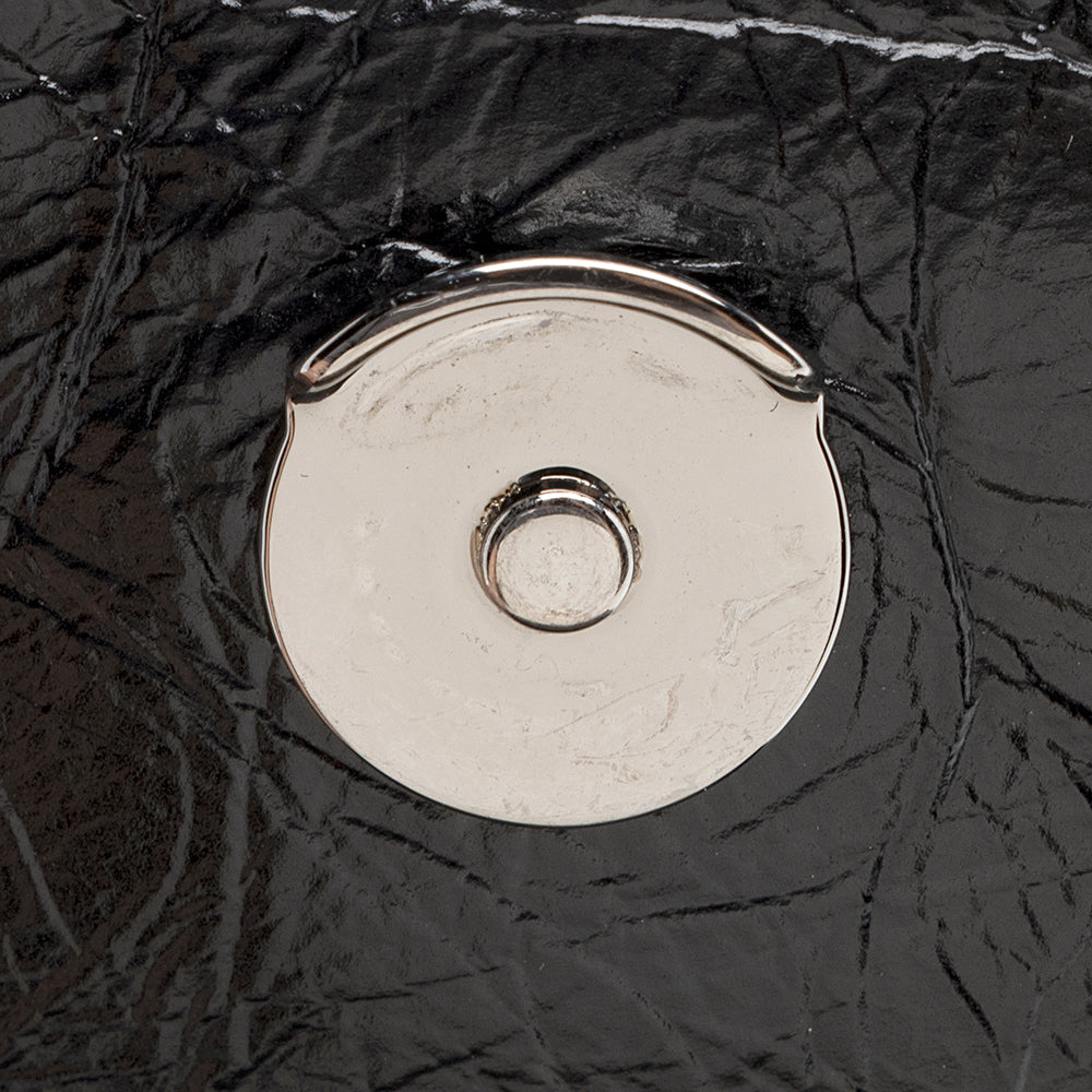 Saint Laurent Crinkled Calfskin Niki Chain Wallet (SHF-21363)
