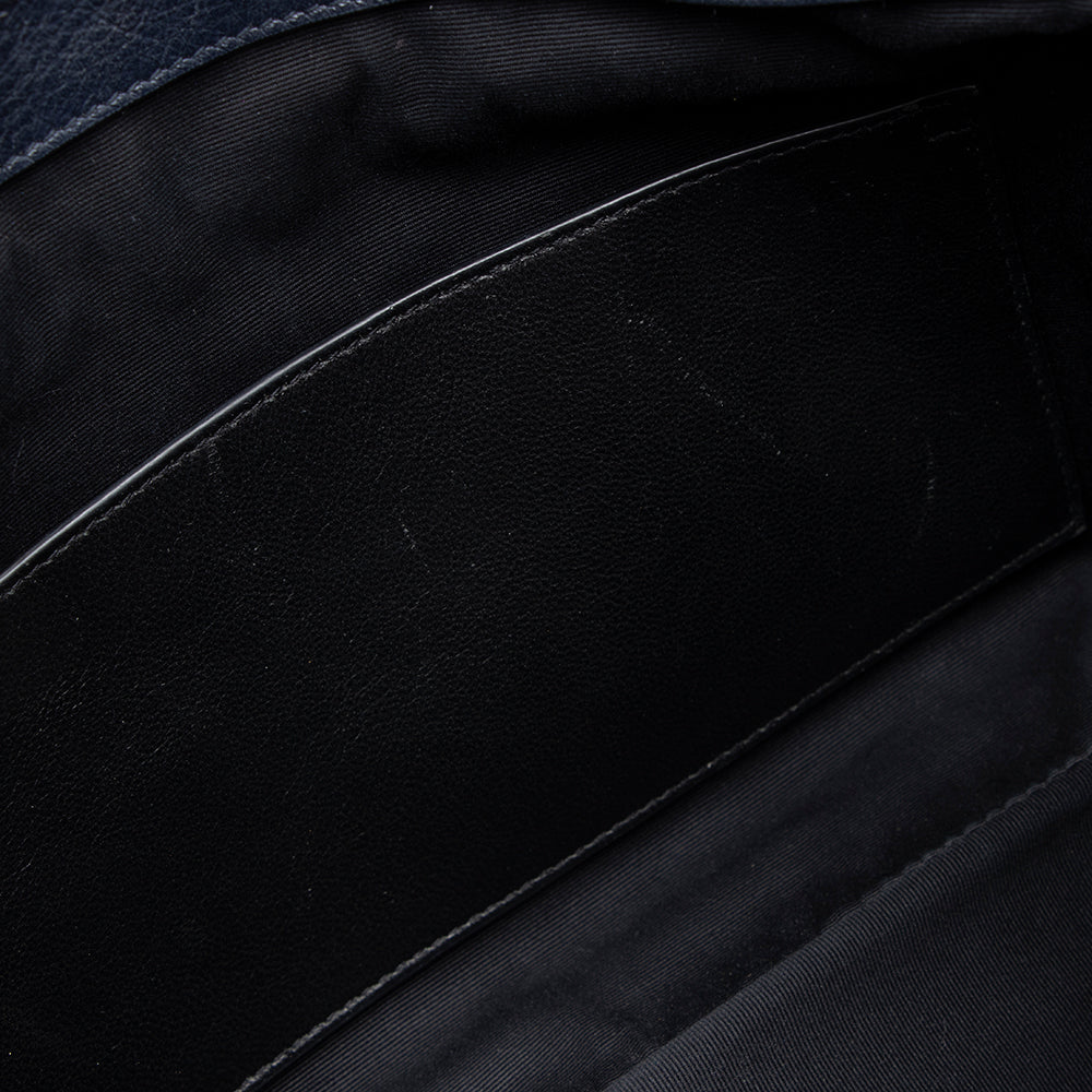 Saint Laurent Crinkled Calfskin Niki Large Shoulder Bag (SHF-14097)