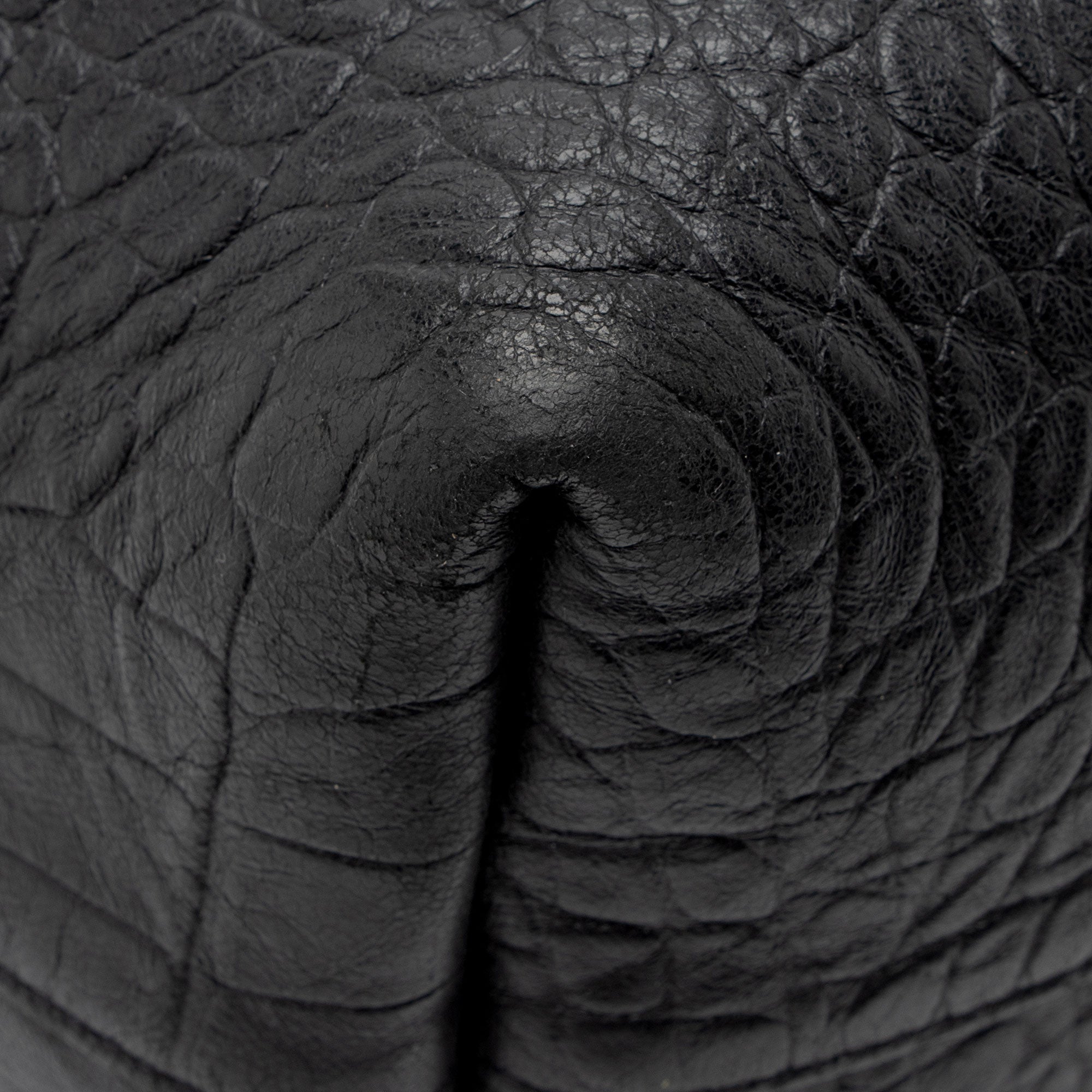 Saint Laurent Croc Embossed Calfskin Large Shopping Tote