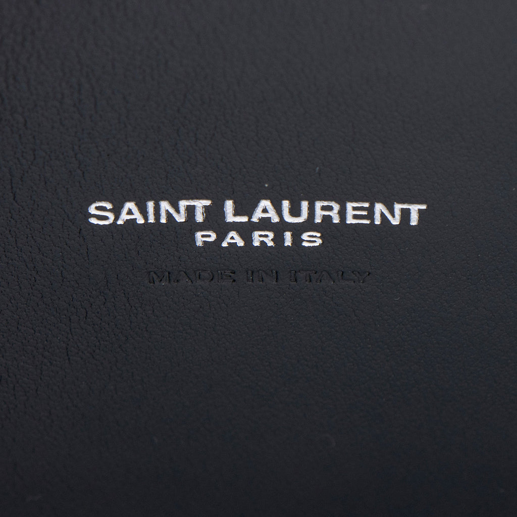 Saint Laurent Croc Embossed Leather Sac De Jour Baby Tote