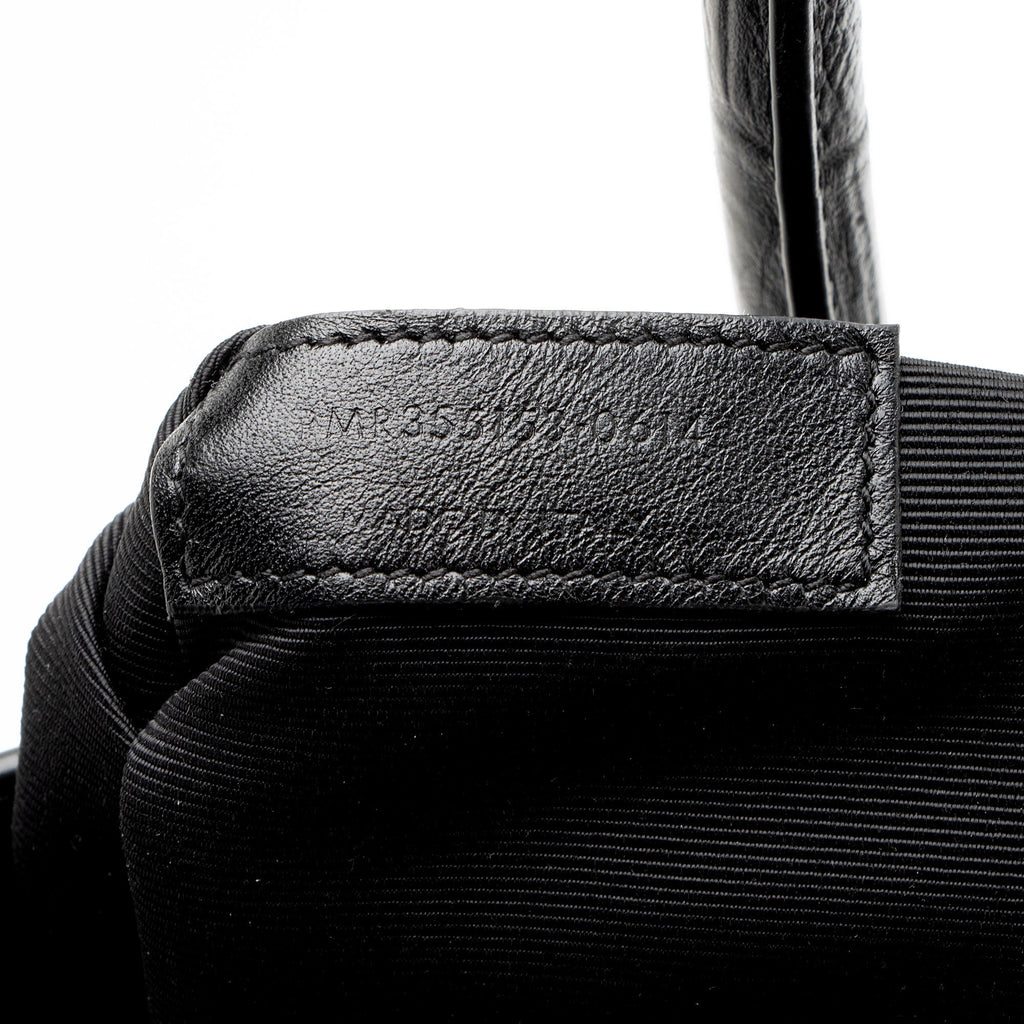 Saint Laurent Croc Embossed Leather Sac De Jour Small Tote