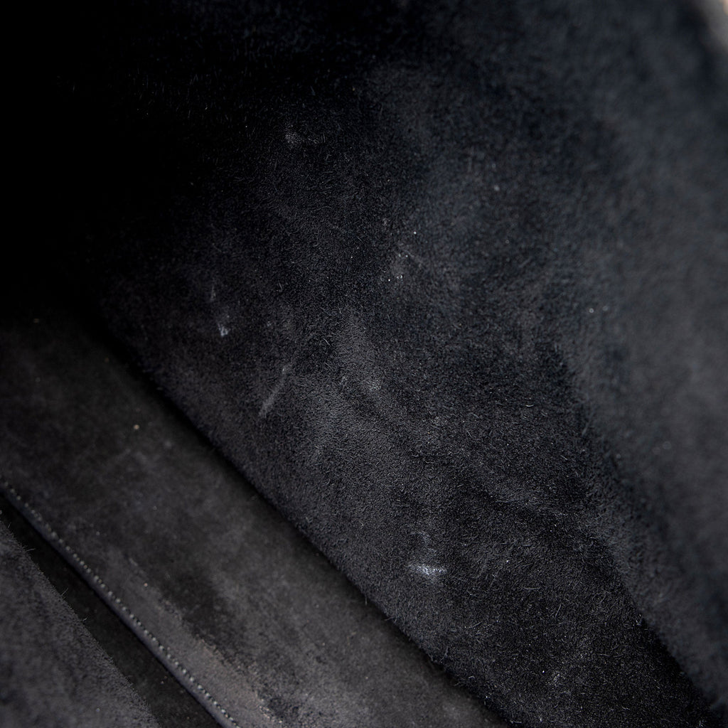 Saint Laurent Croc Embossed Leather Sac De Jour Small Tote