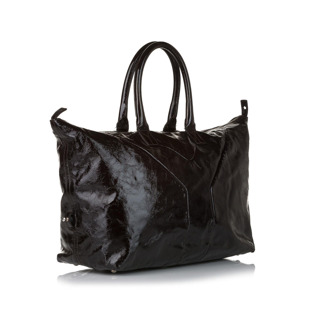 Saint Laurent Easy Y Patent Leather Tote Bag (SHG-31280)