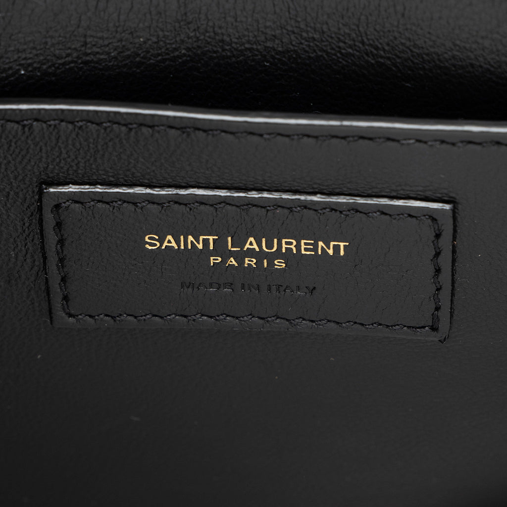 Saint Laurent Grain de Poudre Monogram Cassandra Medium Top Handle