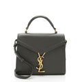 Saint Laurent Grain de Poudre Monogram Cassandra Mini Top Handle