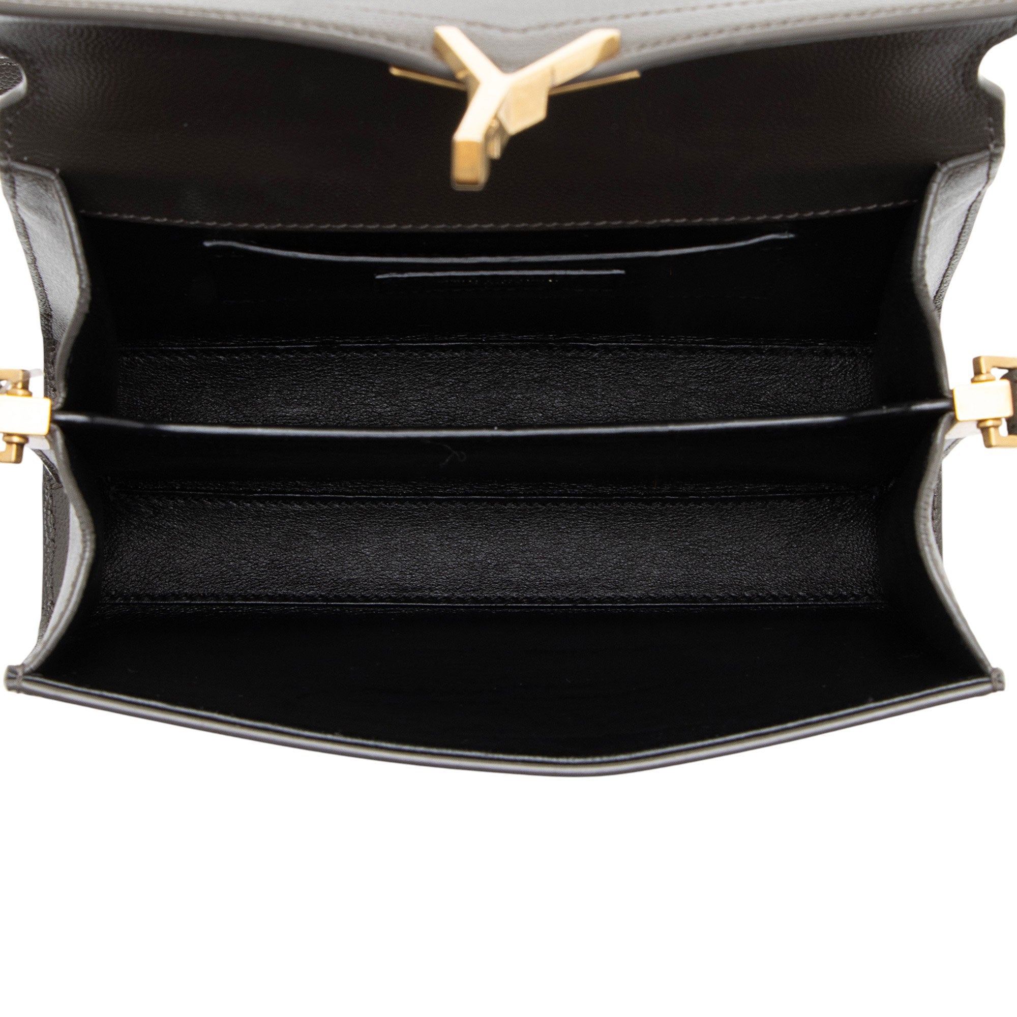 Saint Laurent Grain de Poudre Monogram Cassandra Mini Top Handle