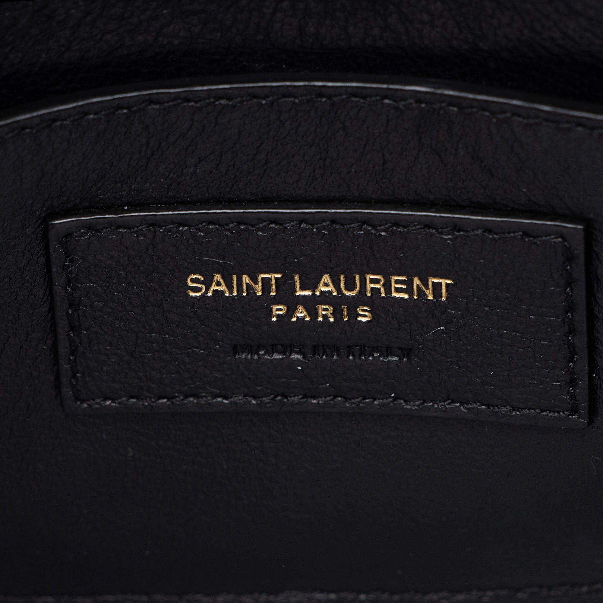 Saint Laurent Grain de Poudre Monogram Cassandra Mini Top Handle