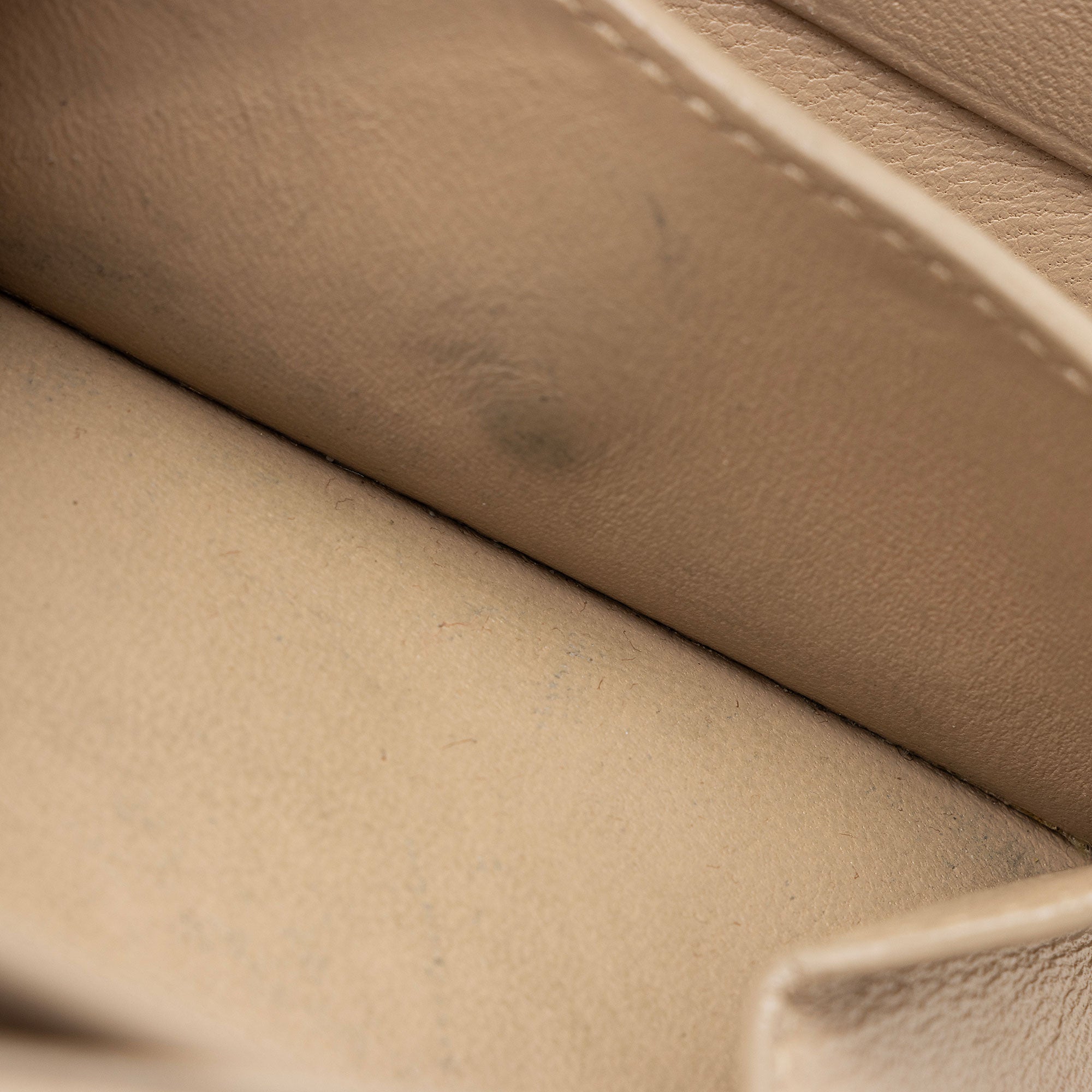 Saint Laurent Grain de Poudre Monogram Compact Trifold Wallet