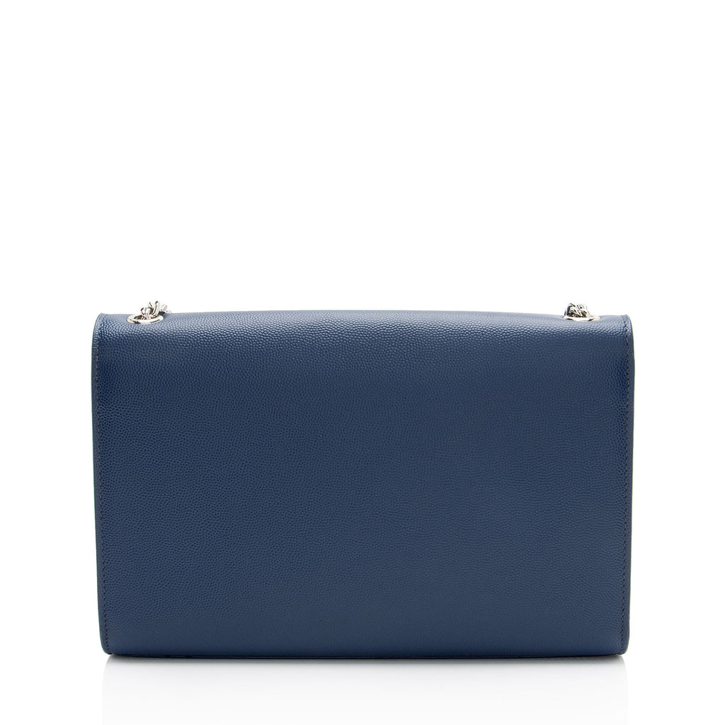 Saint Laurent Grain de Poudre Monogram Kate Medium Shoulder Bag