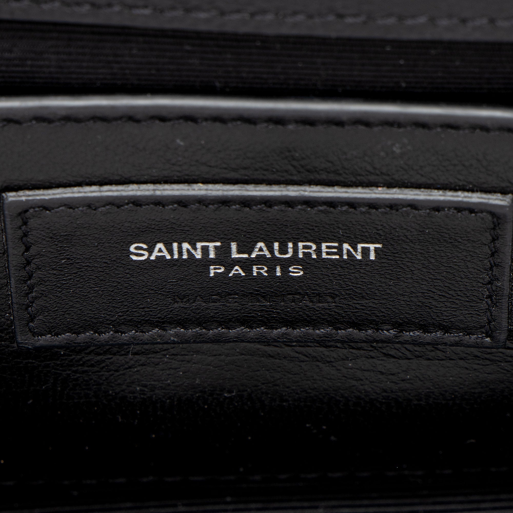 Saint Laurent Grain de Poudre Monogram Kate Small Crossbody