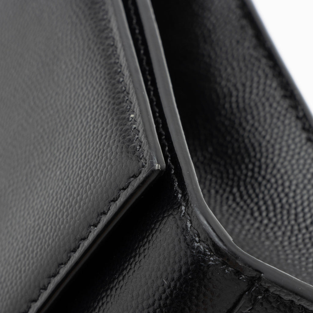 Saint Laurent Grain de Poudre Monogram Kate Small Shoulder Bag