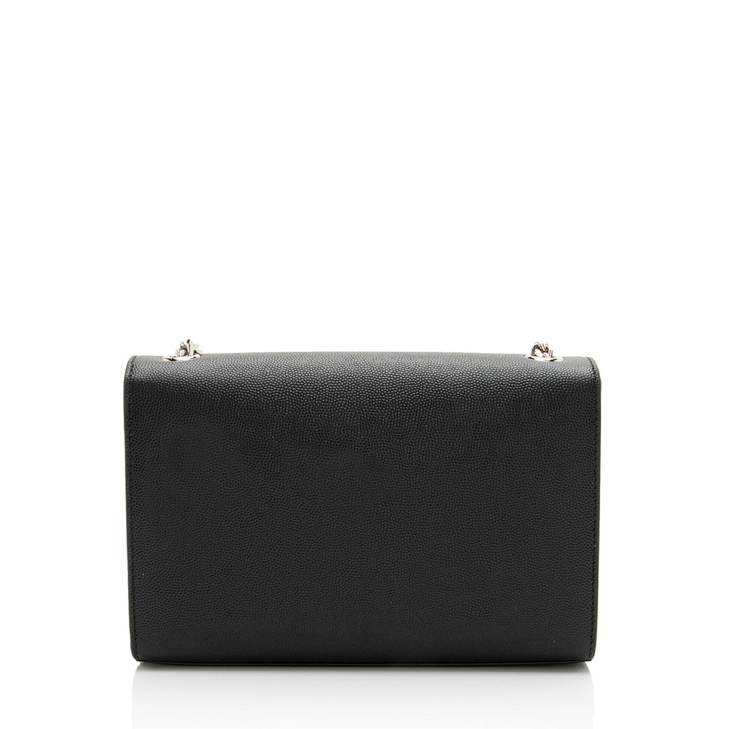 Saint Laurent Grain de Poudre Monogram Kate Small Shoulder Bag