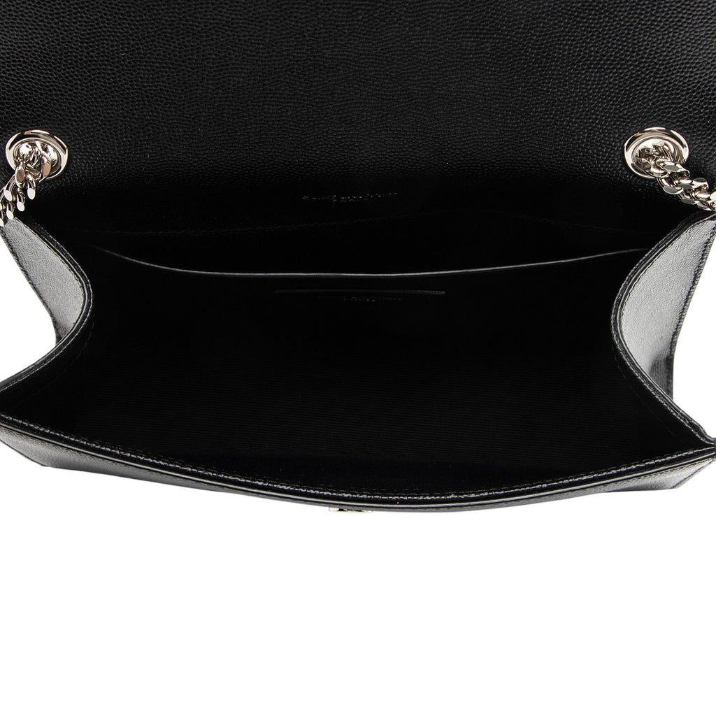 Saint Laurent Grain de Poudre Monogram Kate Small Shoulder Bag