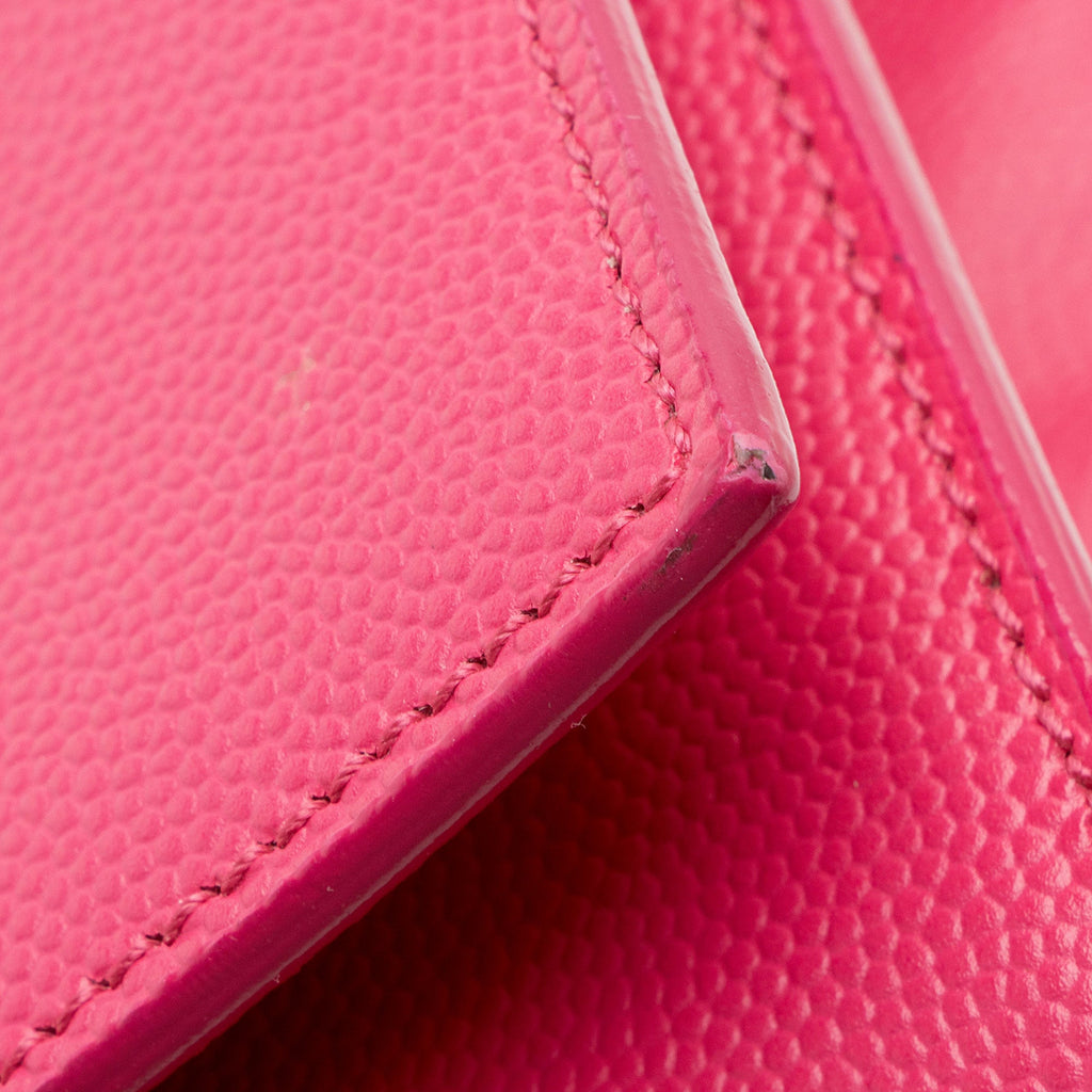 Saint Laurent Grain de Poudre Monogram Kate Small Shoulder Bag