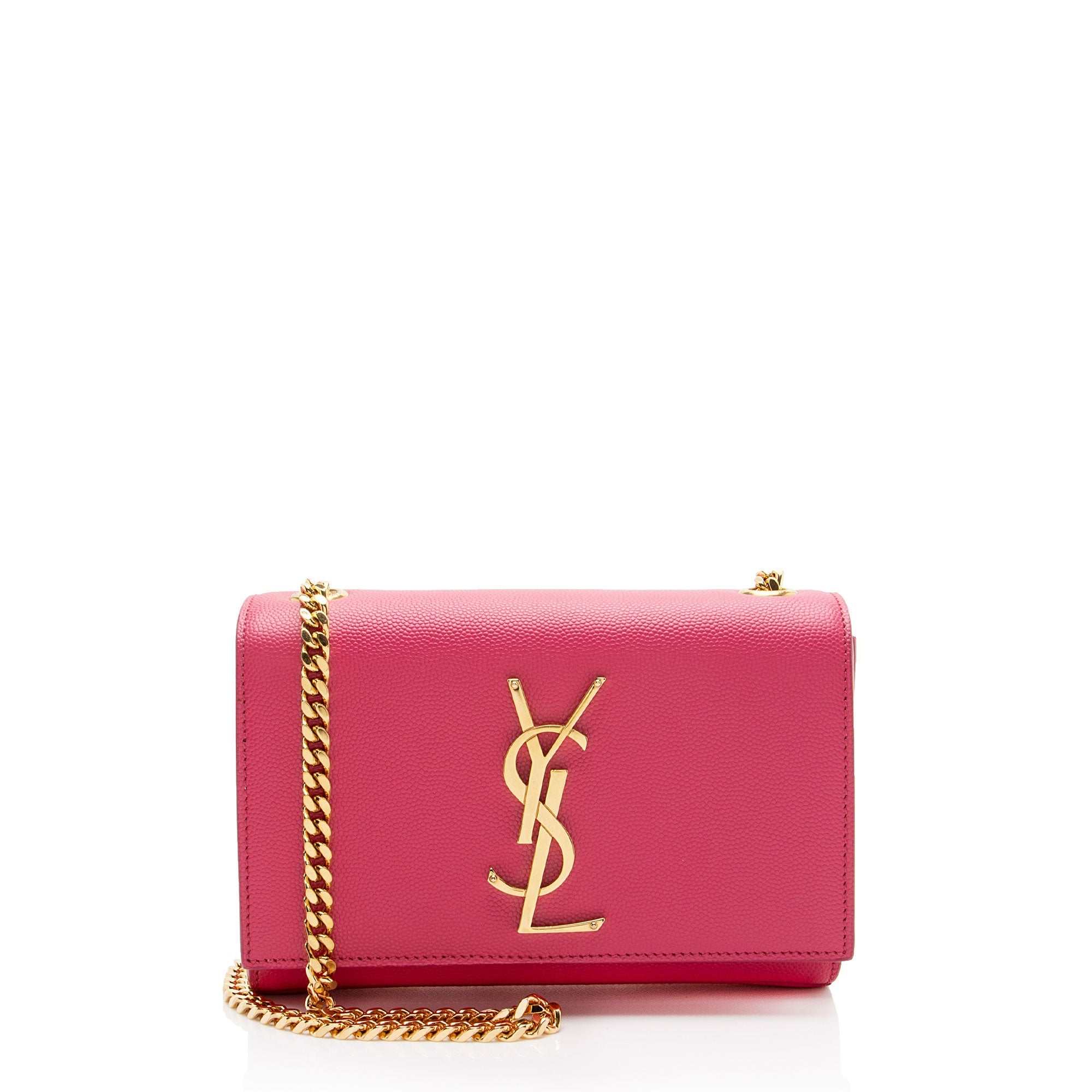 Saint Laurent Grain de Poudre Monogram Kate Small Shoulder Bag