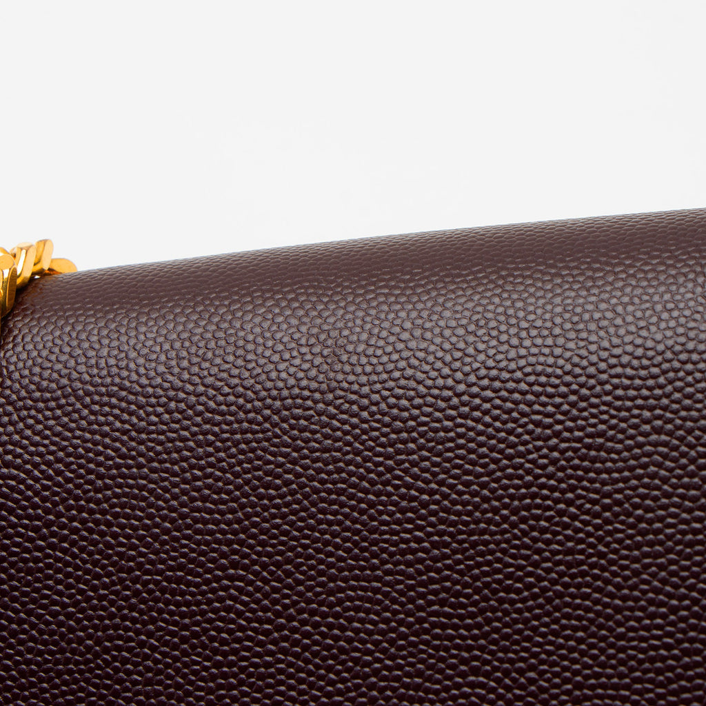 Saint Laurent Grain de Poudre Monogram Kate Small Shoulder Bag
