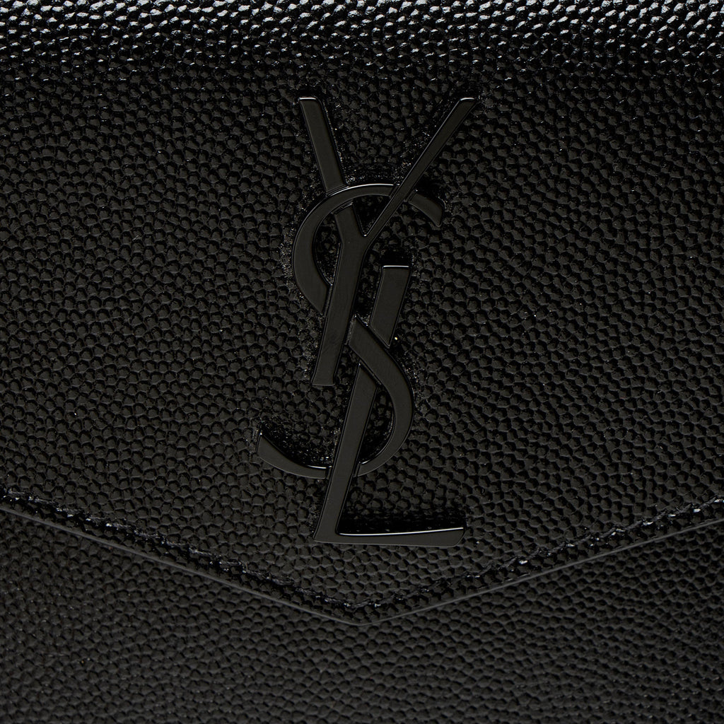 Saint Laurent Grain de Poudre Monogram Uptown Baby Pouch