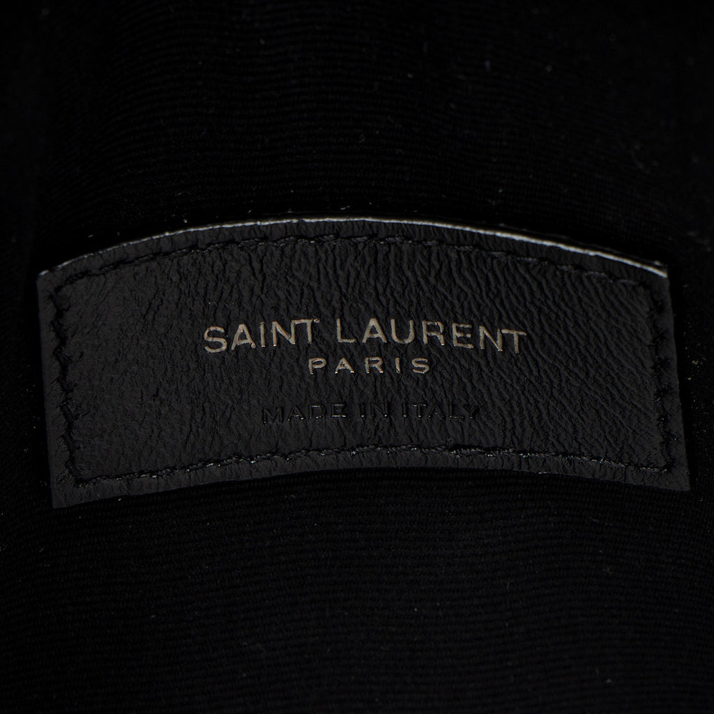 Saint Laurent Grain de Poudre Monogram Uptown Baby Pouch