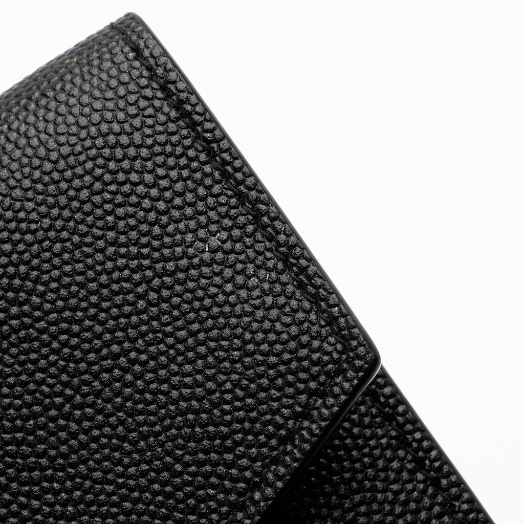 Saint Laurent Grain de Poudre Monogram Uptown Envelope Clutch