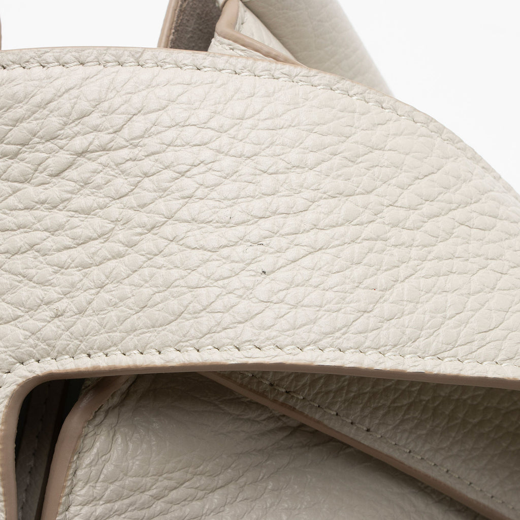 Saint Laurent Grained Calfskin Monogram Le 5 A 7 Bea Shoulder Bag