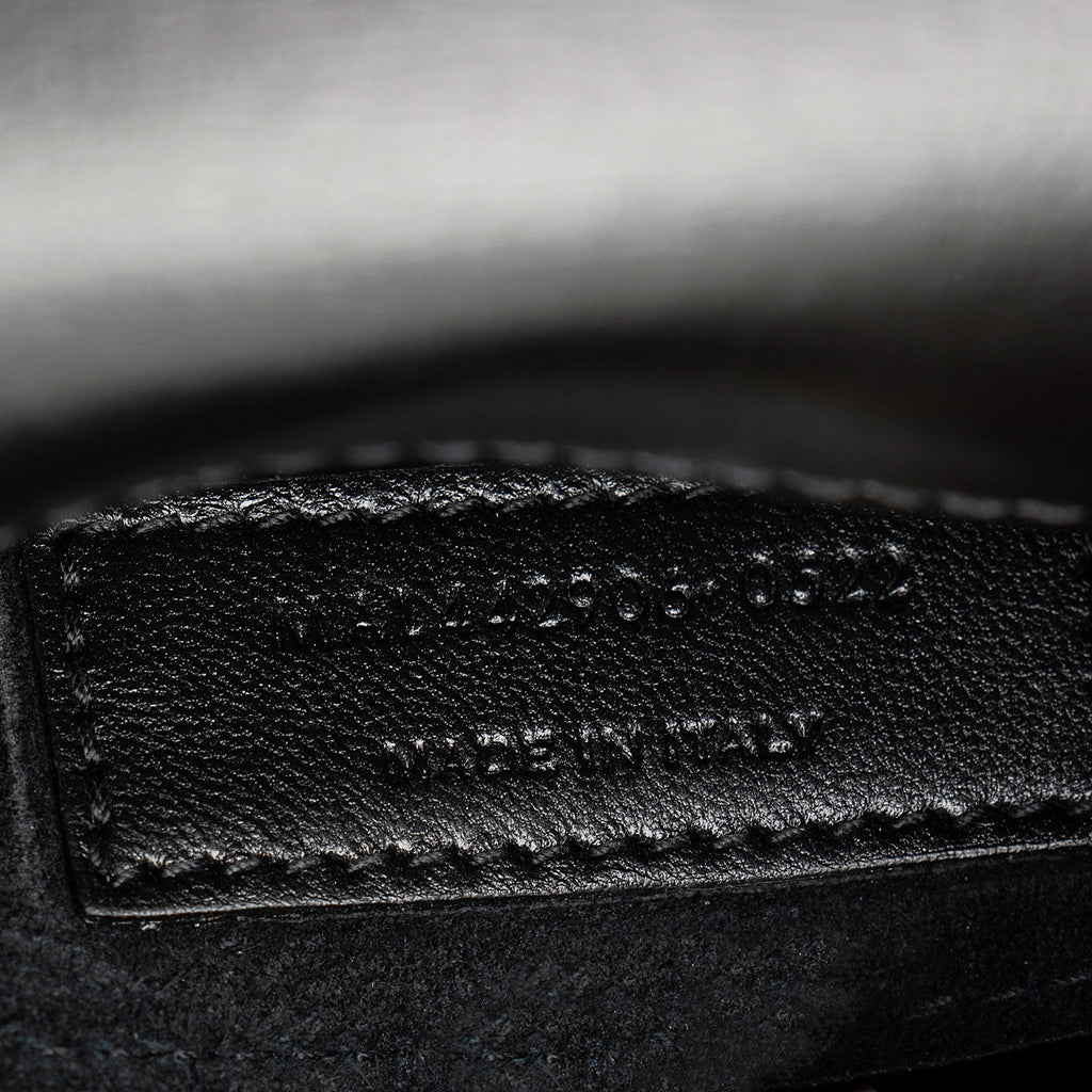 Saint Laurent Grained Calfskin Monogram Sunset Medium Shoulder Bag (SHF-kSaHp8)