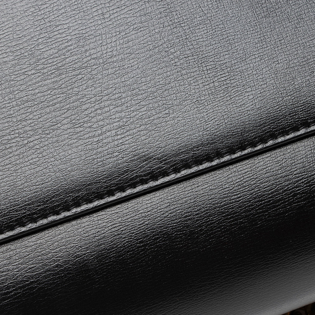 Saint Laurent Grained Calfskin Monogram Sunset Medium Shoulder Bag (SHF-8Ji2ue)