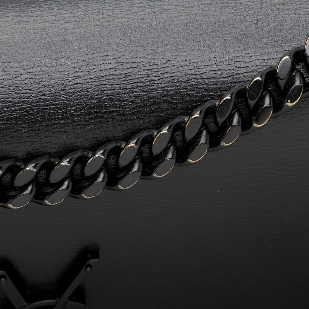 Saint Laurent Grained Calfskin Monogram Sunset Medium Shoulder Bag (SHF-OLGtVP)