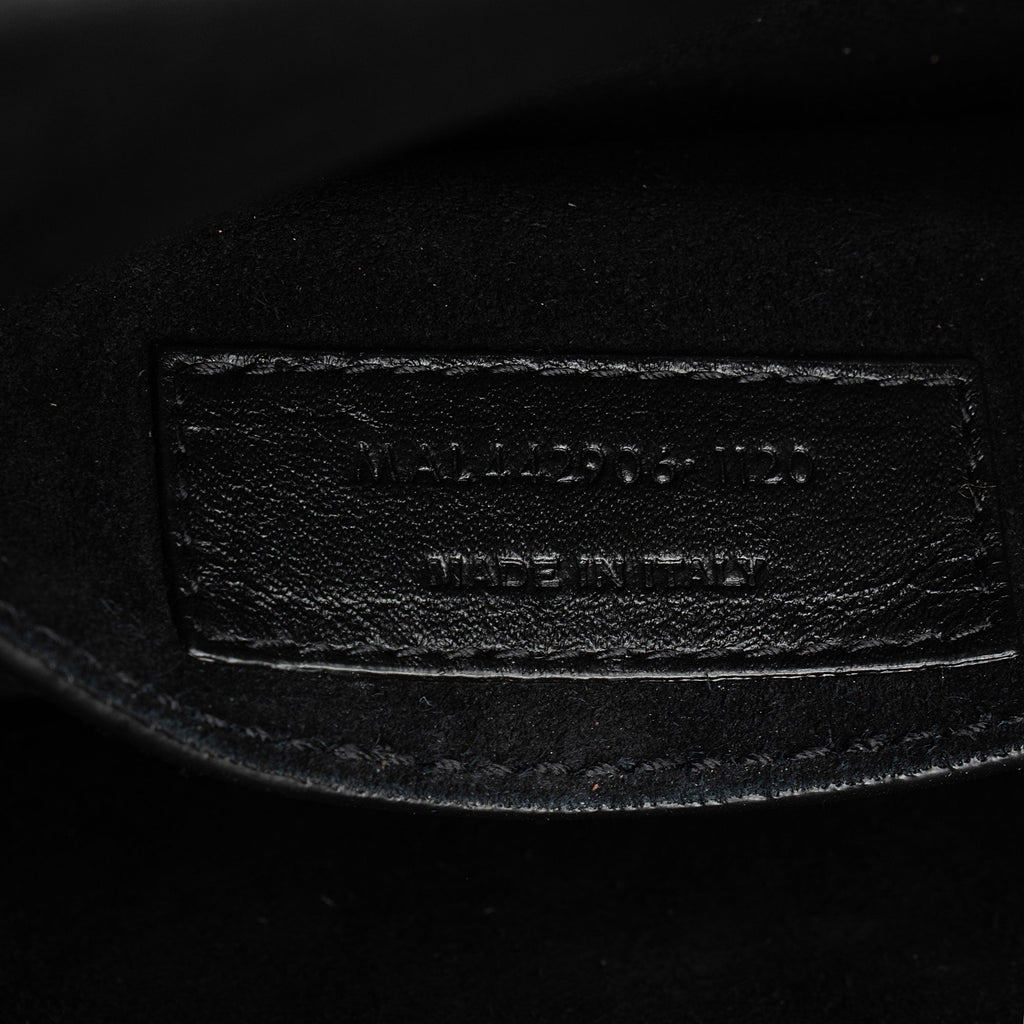 Saint Laurent Grained Calfskin Monogram Sunset Medium Shoulder Bag - FINAL SALE