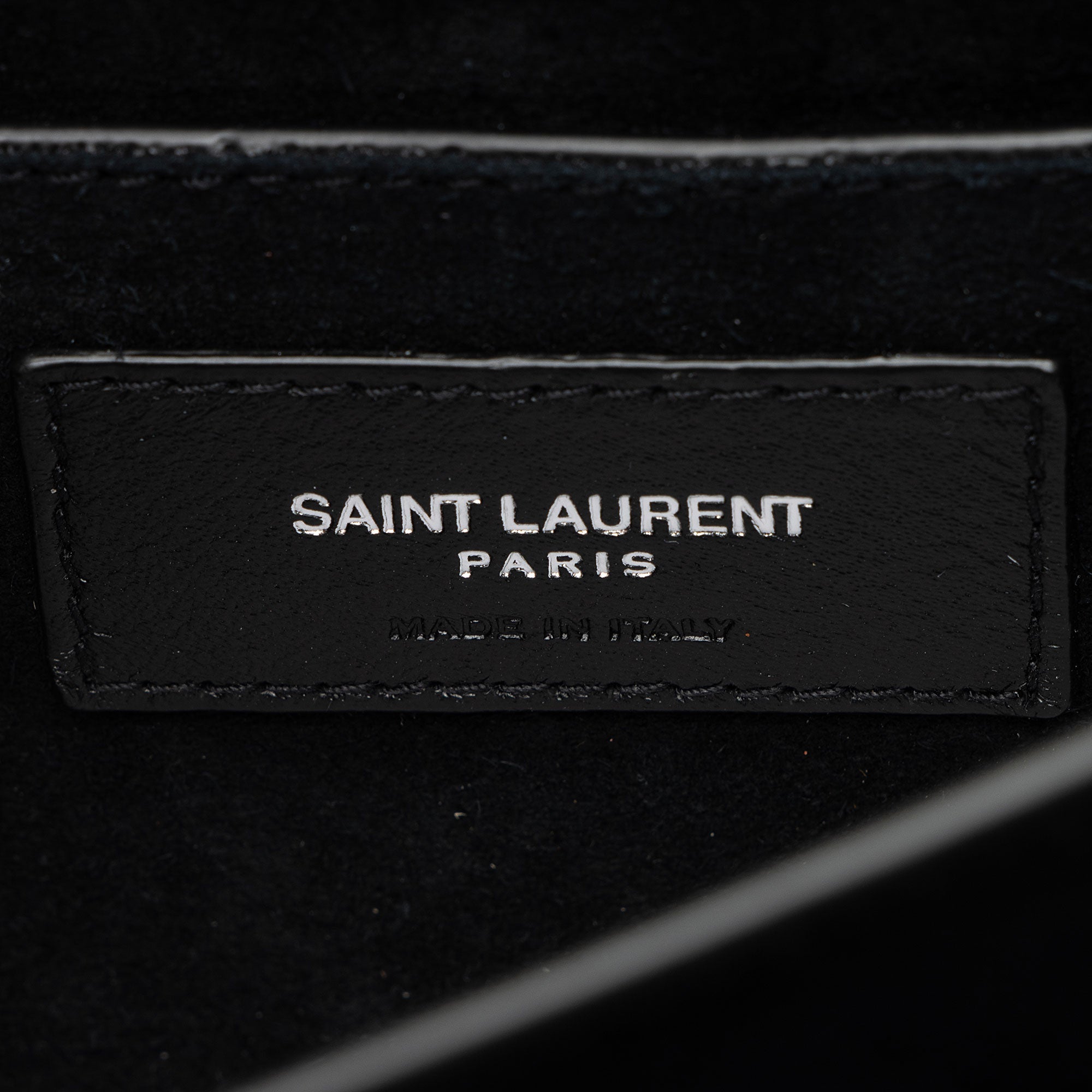 Saint Laurent Grained Calfskin Monogram Sunset Medium Shoulder Bag - FINAL SALE