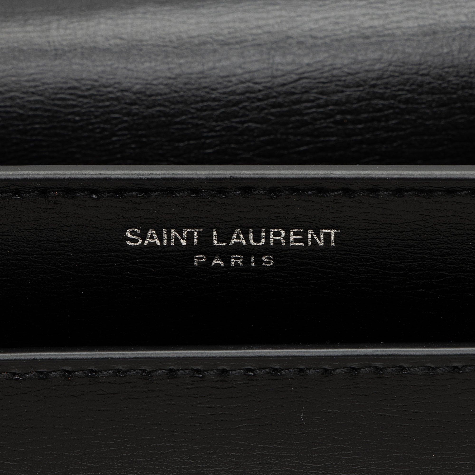 Saint Laurent Grained Calfskin Monogram Sunset Medium Shoulder Bag - FINAL SALE