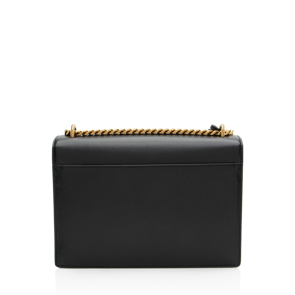 Saint Laurent Grained Calfskin Monogram Sunset Medium Shoulder Bag