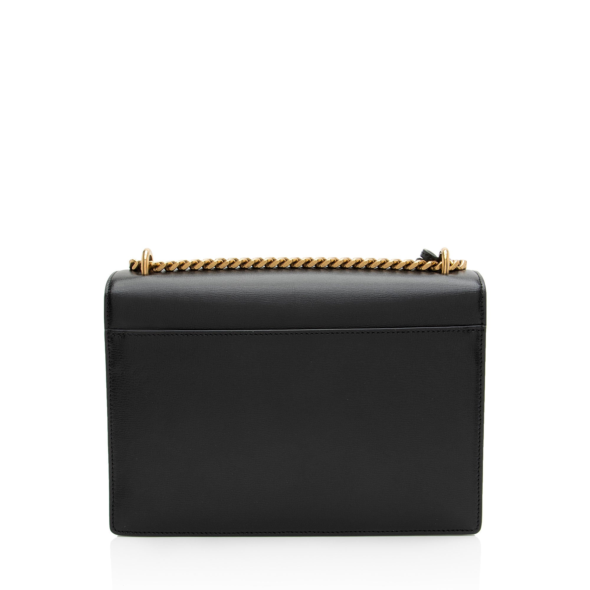Saint Laurent Grained Calfskin Monogram Sunset Medium Shoulder Bag