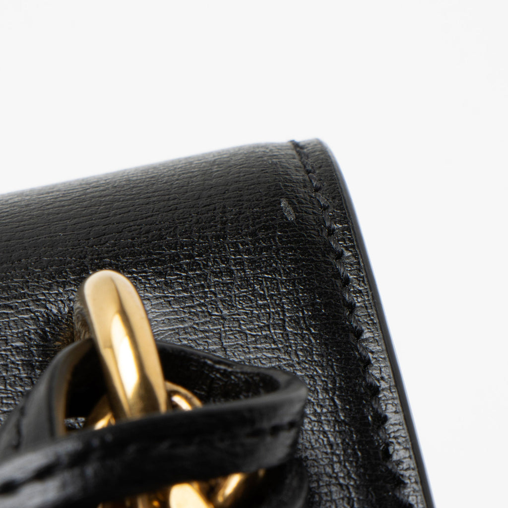 Saint Laurent Grained Calfskin Monogram Sunset Medium Shoulder Bag