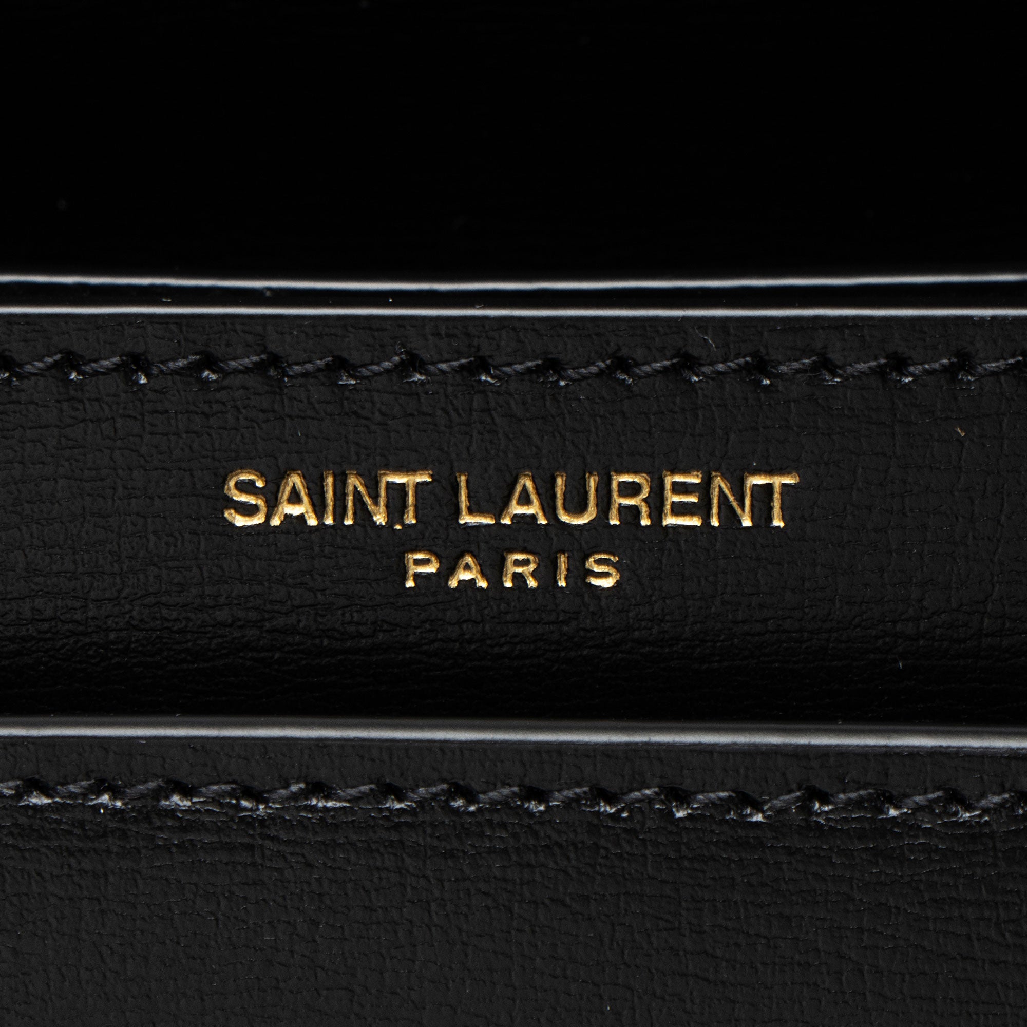 Saint Laurent Grained Calfskin Monogram Sunset Medium Shoulder Bag