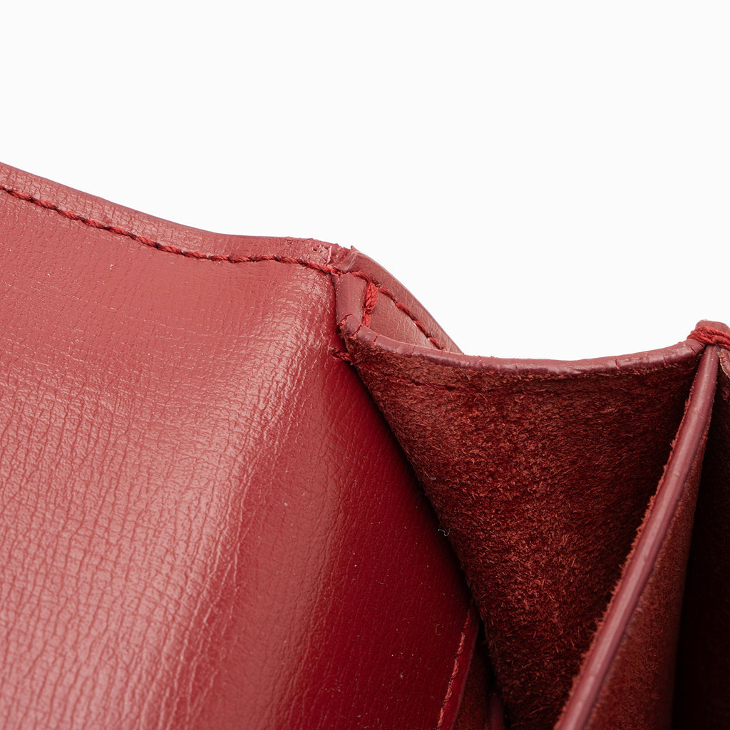 Saint Laurent Grained Calfskin Monogram Sunset Medium Shoulder Bag
