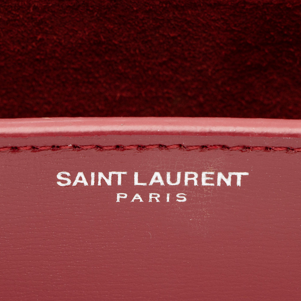 Saint Laurent Grained Calfskin Monogram Sunset Medium Shoulder Bag