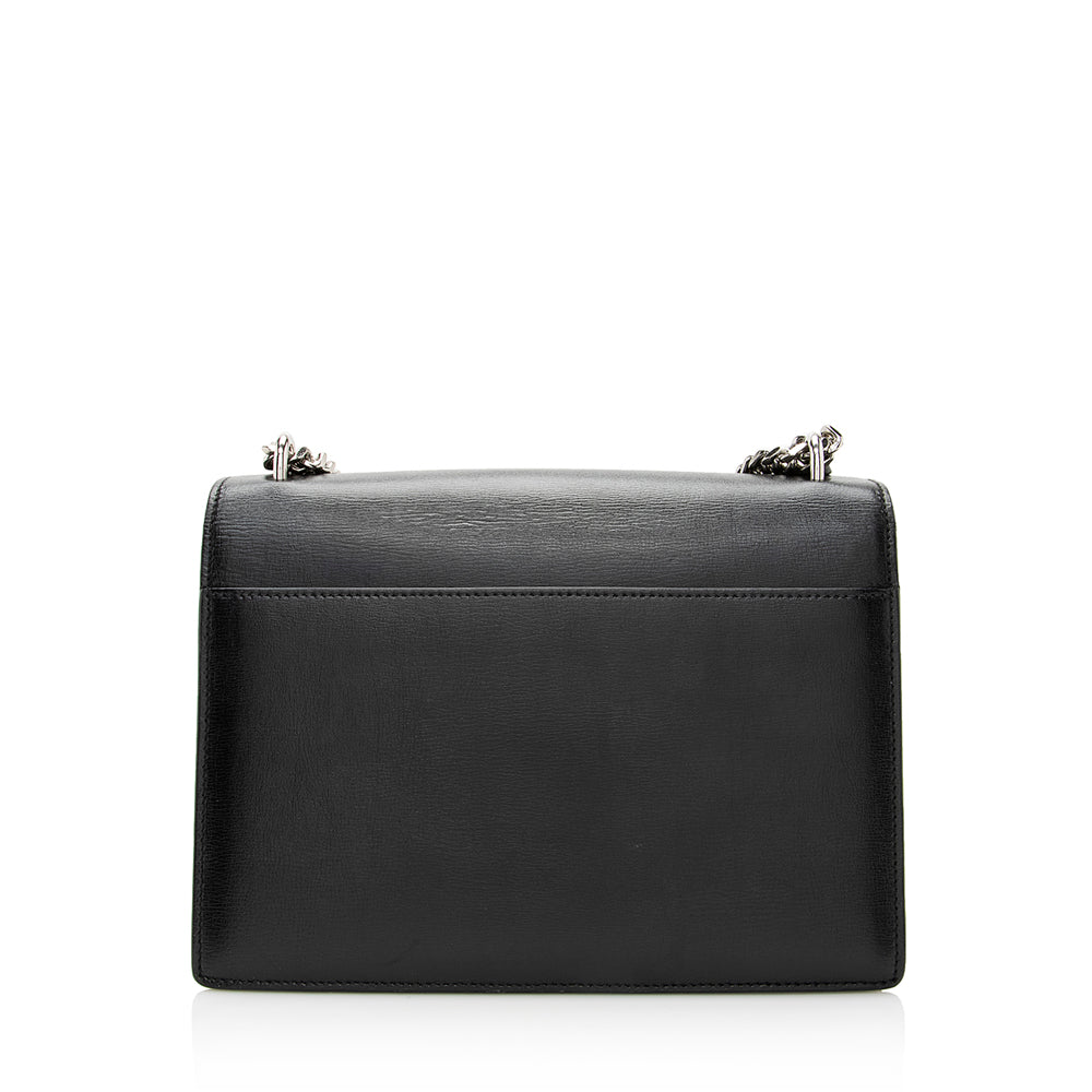Saint Laurent Grained Calfskin Sunset Medium Shoulder Bag (SHF-21985)