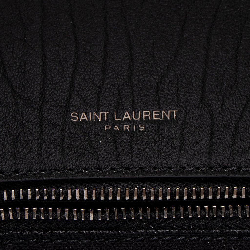 Saint Laurent Grained Lambskin Monogram Niki Large Shoulder Bag