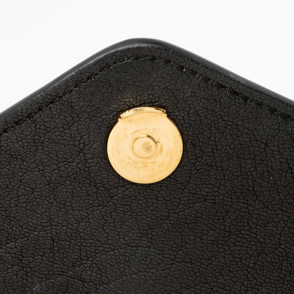 Saint Laurent Lambskin Cassandre Envelope Chain Pouch