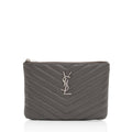 Saint Laurent Matelasse Lambskin Jolie Pouch (SHF-jMIklt)